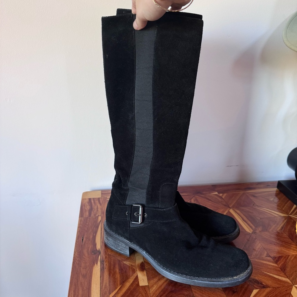 Aquatalia Black Suede Boots